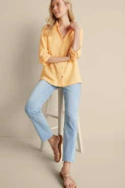 Best Soft Surroundings Addison Gauze Big Shirt