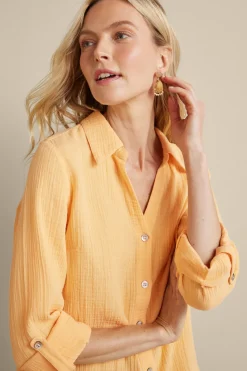 Best Soft Surroundings Addison Gauze Big Shirt