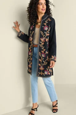 New Soft Surroundings Alamosa Jacket Black