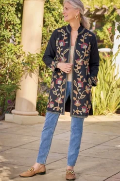 New Soft Surroundings Alamosa Jacket Black