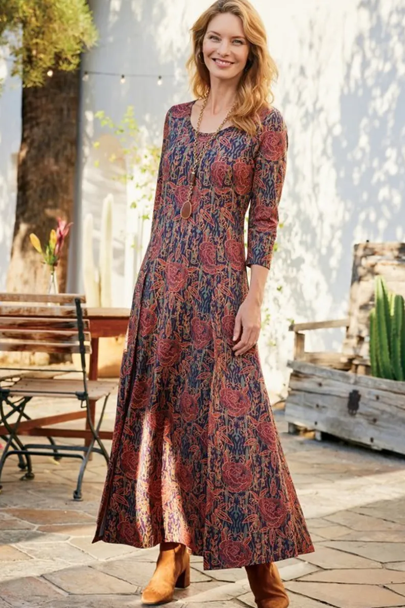 Hot Soft Surroundings Alcott Dress MultiFloral