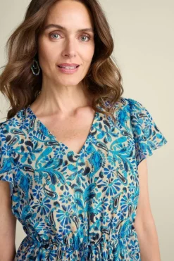 Fashion Soft Surroundings Aleyah Maxi Dress PaisleyIkatOvercast