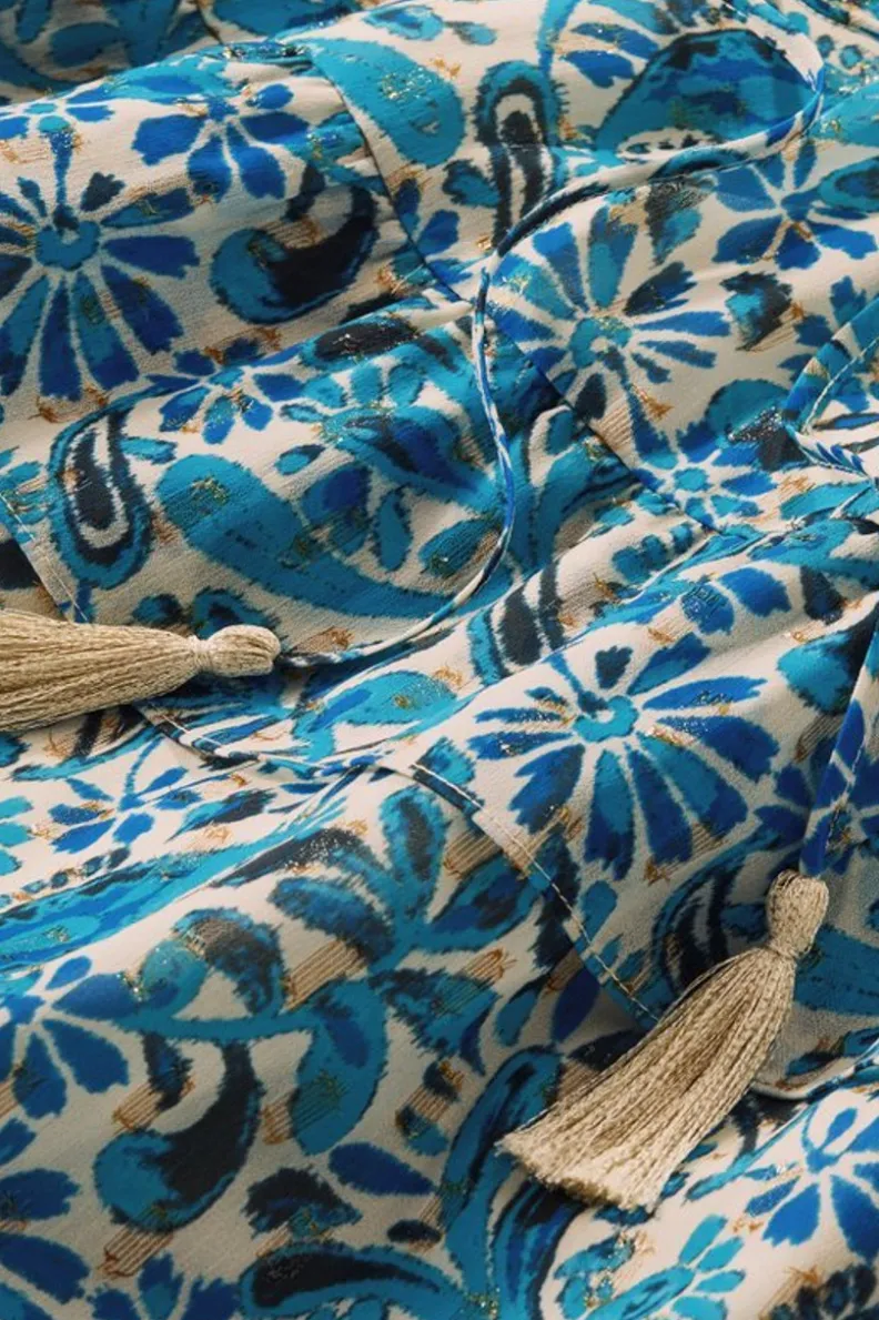 Fashion Soft Surroundings Aleyah Maxi Dress PaisleyIkatOvercast