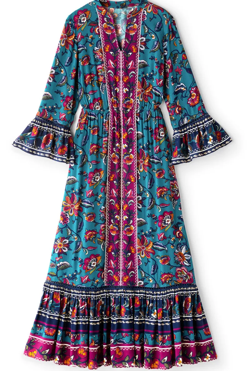 Clearance Soft Surroundings Allene Maxi Dress SophiaFloral&Border