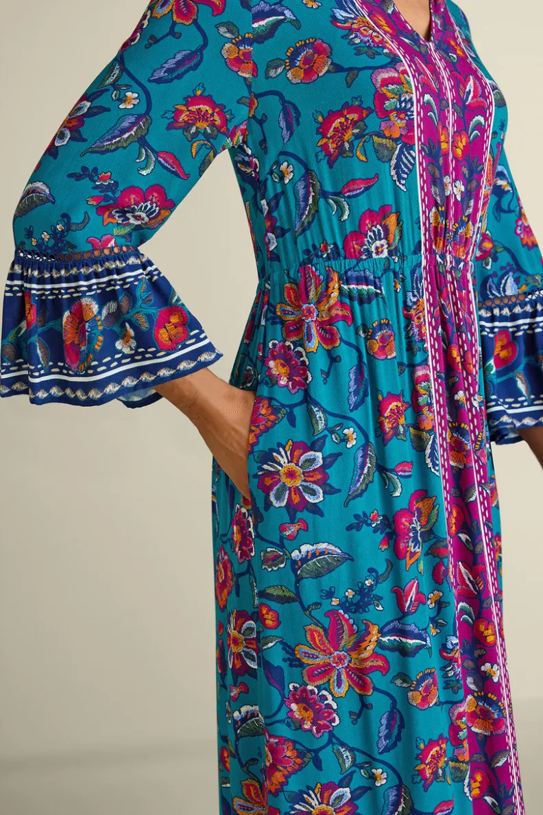 Clearance Soft Surroundings Allene Maxi Dress SophiaFloral&Border