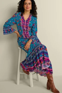 Clearance Soft Surroundings Allene Maxi Dress SophiaFloral&Border