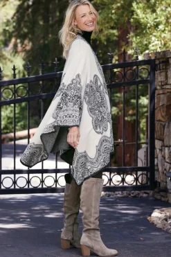 Discount Soft Surroundings Amedeo Wrap Ecru