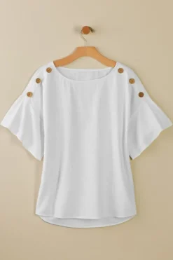 New Soft Surroundings Andrea Linen Blend Pullover