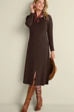 Hot Soft Surroundings Annette Dress EspressoHeather