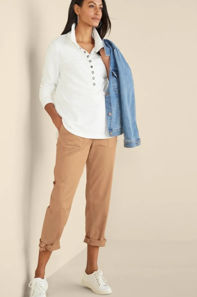 New Soft Surroundings Antigua Convertible Crop Pants