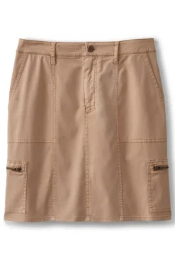New Soft Surroundings Antigua Utility Skort Sesame