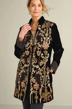 Outlet Soft Surroundings Antoinette Jacket Black