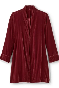 Hot Soft Surroundings Aria Velvet Jacket