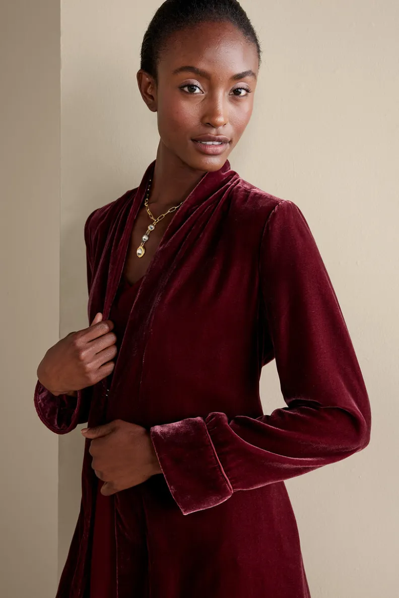 Hot Soft Surroundings Aria Velvet Jacket