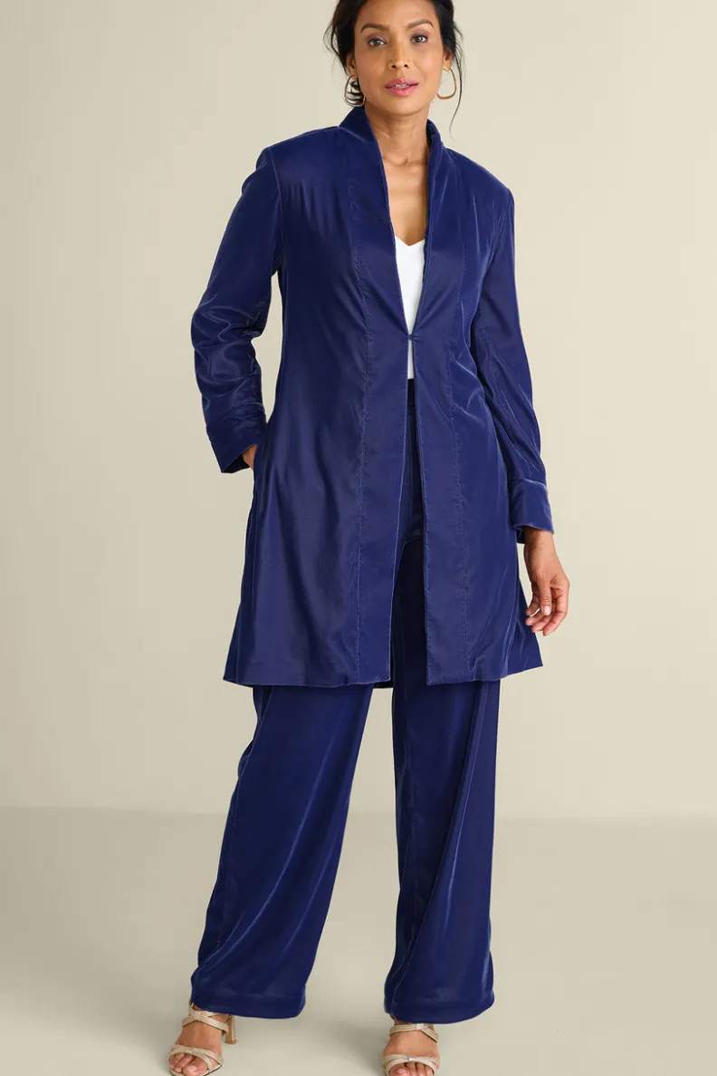 Hot Soft Surroundings Aria Velvet Jacket