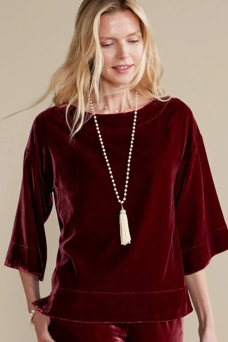 Best Soft Surroundings Aria Velvet Top