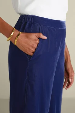 Online Soft Surroundings Aria Velvet Wide Leg Pants