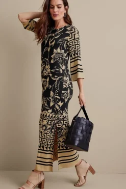 New Soft Surroundings Asteria Dress CoralFloral