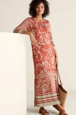 New Soft Surroundings Asteria Dress CoralFloral