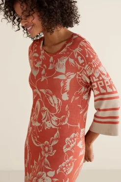 New Soft Surroundings Asteria Dress CoralFloral