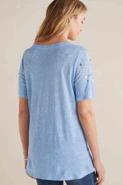 Online Soft Surroundings Astra Linen Tee