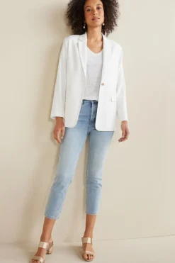 Fashion Soft Surroundings Aubrey Linen Slub Tee