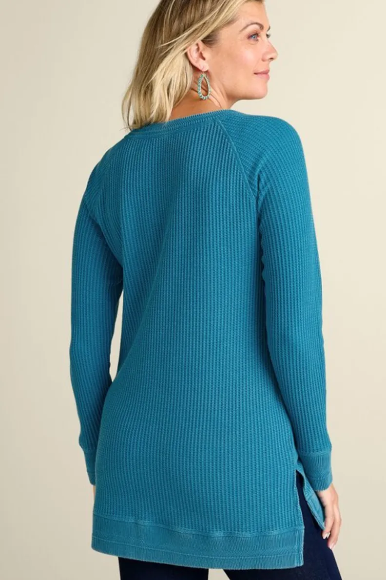 Hot Soft Surroundings Autumn Waffle Tunic