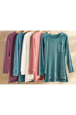 Hot Soft Surroundings Autumn Waffle Tunic