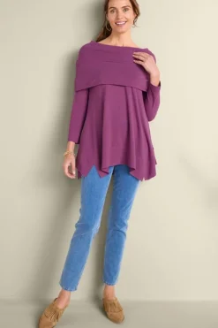Best Soft Surroundings B'call Knit Tunic Damson
