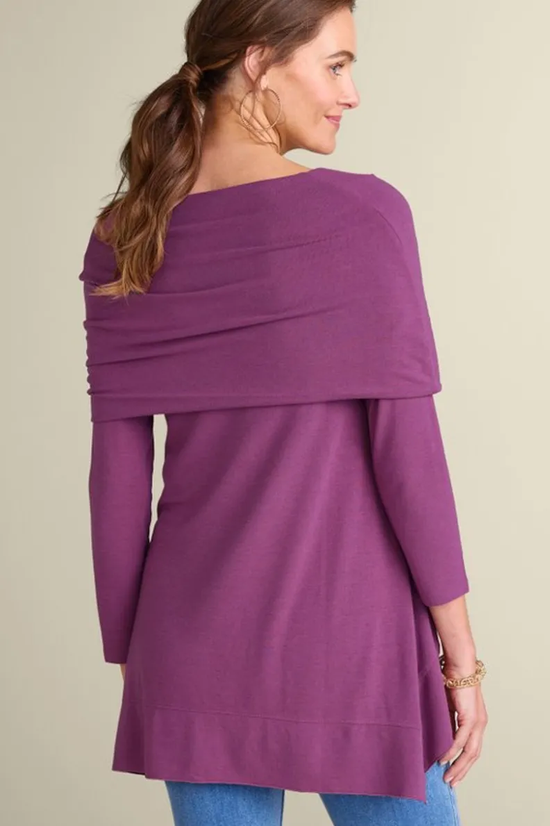 Best Soft Surroundings B'call Knit Tunic Damson