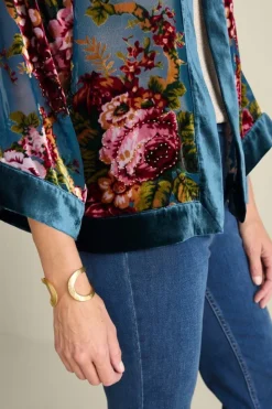 Discount Soft Surroundings Bercy Velvet Topper RoseGardenBurnout