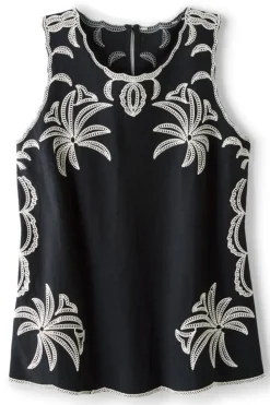 Outlet Soft Surroundings Bernita Top Black