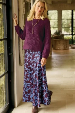 Best Soft Surroundings Blaise Satin Skirt