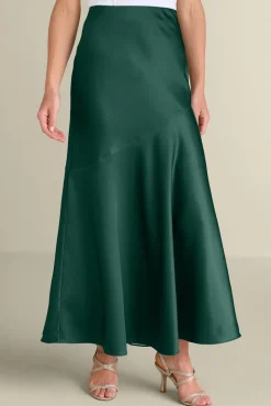 Best Soft Surroundings Blaise Satin Skirt