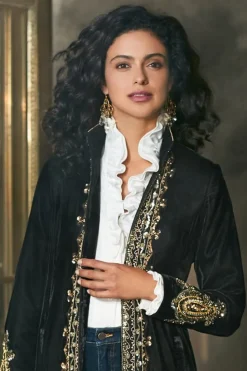 Discount Soft Surroundings Boleyn Shirt White