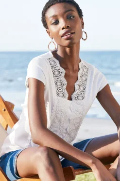 Online Soft Surroundings Breelyn Top White