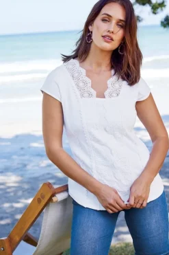 Best Soft Surroundings Breelyn Top I White