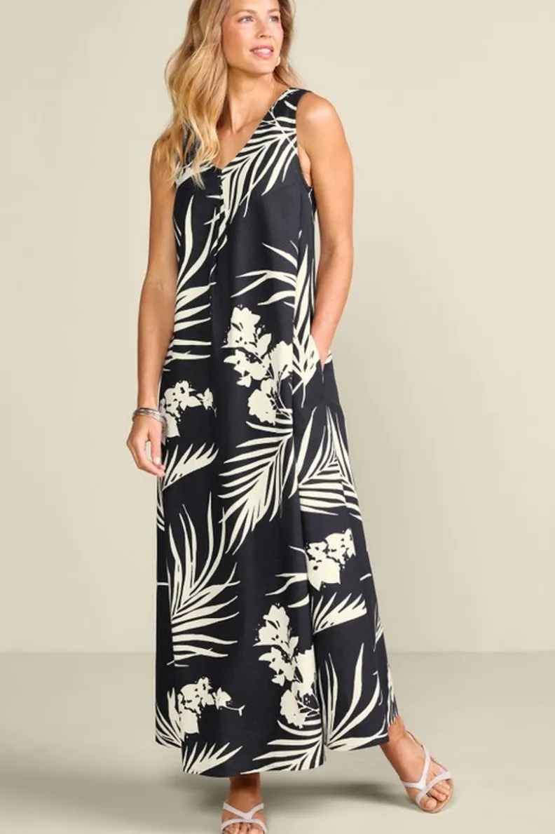 Sale Soft Surroundings Capri Maxi Dress BrazilianPalm