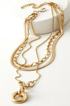 Online Soft Surroundings Cara Necklace Set Gold