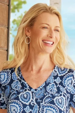 Outlet Soft Surroundings Cassini Hoop Earring