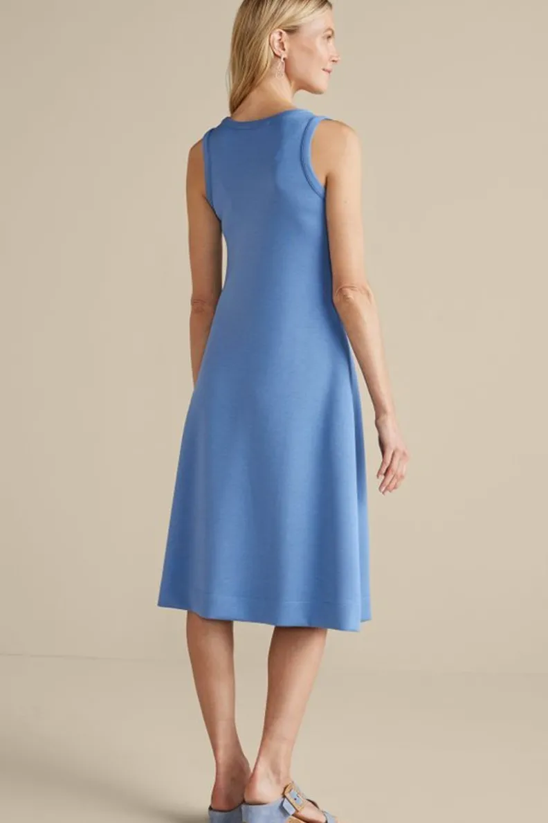 New Soft Surroundings Ceri Knit Midi Dress
