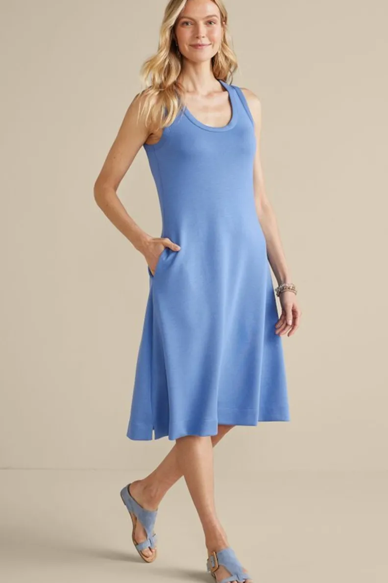 New Soft Surroundings Ceri Knit Midi Dress