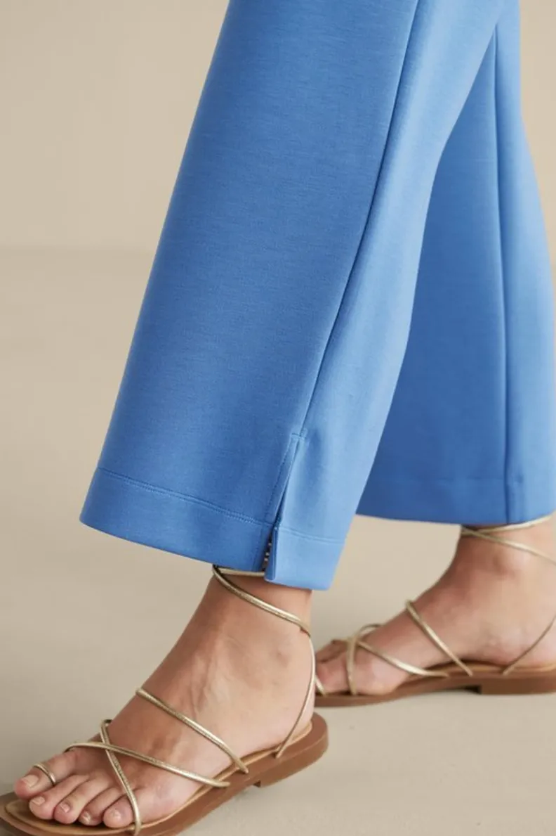 Online Soft Surroundings Ceri Knit Wide-Leg Pants