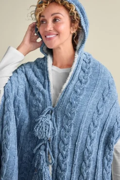 Clearance Soft Surroundings Chenille Sherpa Wearable Throw