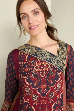 Outlet Soft Surroundings Cindra Maxi Dress AutumnalPatchwork