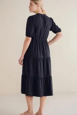 Outlet Soft Surroundings Claudia Midi Dress Black