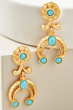 Fashion Soft Surroundings Dakota Drop Earrings Turquoise