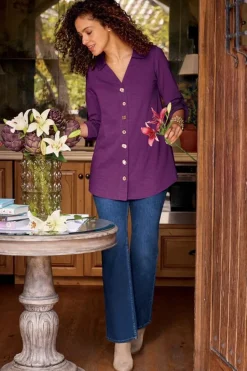 Outlet Soft Surroundings Danielle 3/4 Sleeve Tunic