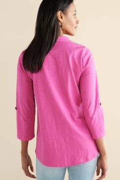 Outlet Soft Surroundings Danielle 3/4 Sleeve Tunic