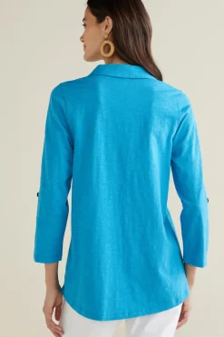 Outlet Soft Surroundings Danielle 3/4 Sleeve Tunic